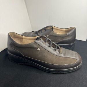Finn Comfort Men’s 7 Dark Brown Leather Oxford Shoes Made in Germany